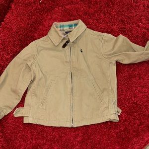 Tan polo jacket